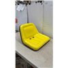 Image 5 : SEA-135YBE High Back Deluxe Yellow Steel Replacement Seat for Tractor or Mower