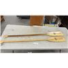 Image 1 : Pair of Feather Brand R50 Wooden Canoe Paddles