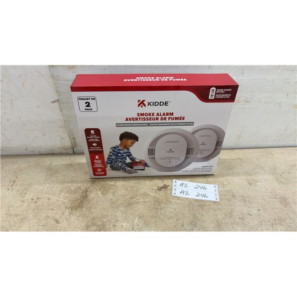 Kidde 20SD10-VCA 10-Year Battery Smoke Alarm with Voice Alerts and Self-Testing, 2-Pack, Factory