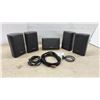 Image 1 : Pioneer S-FCR200-K 5.0 Home Theater Speaker System, 100W, 8 Ohms and Cables