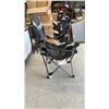 Image 2 : Portal Padded Oversized Quad Folding Camping Chair with Cup Holder and Carrying Bag