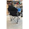 Image 4 : Portal Padded Oversized Quad Folding Camping Chair with Cup Holder and Carrying Bag