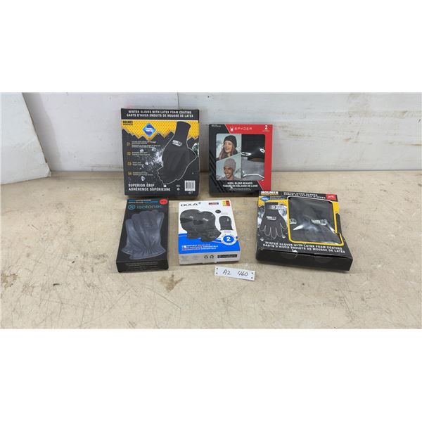 New, Holmes Workwear Winter Work Gloves, Spyder Beanies, Bula+ Balaclavas, Isotoner Gloves