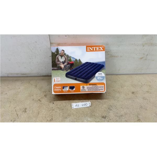 New Intex Classic Downy Twin Air Mattress, 39” x 75” x 8 3/4”