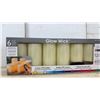 Image 2 : Glow Wick 6-Piece LED Candle Sets with Multifunction Remote, 8 Colors, 400 Hours and More, Factory