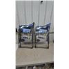 Image 1 : Two Folding Chairs with Side Tables, New in Package