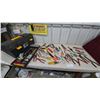 Image 1 : Large Lot of Pliers, Wrenches, Wire Strippers, and Tool Box with Contents