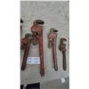 Image 3 : 8 Assorted Pipe Wrenches