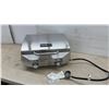 Image 1 : New Nexgrill 2-Burner Stainless Steel Portable Tabletop Propane Gas Grill with Regulator Hose