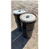 Image 4 : Two Empty 105L Metal Drums