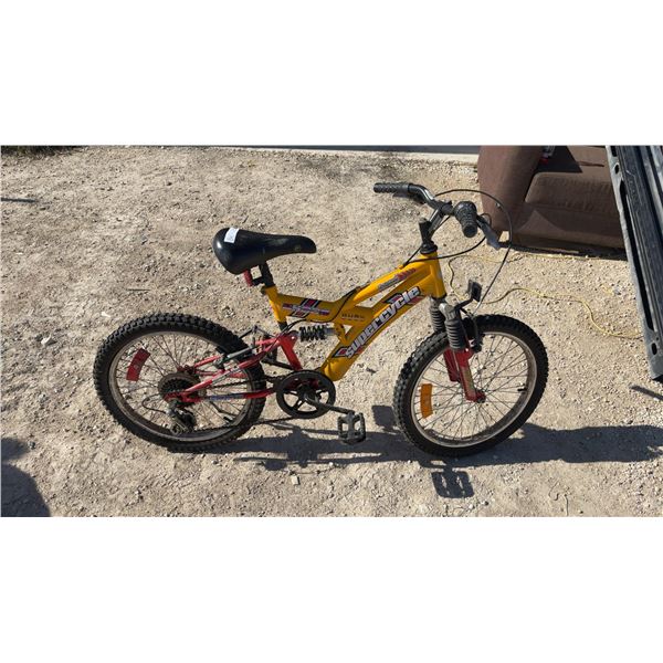 Supercycle Dual Suspension 6-Speed Mountain Bike with Falcon Index System Derailleur