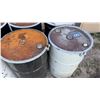 Image 4 : 5 Empty 45 gallon Metal Drums