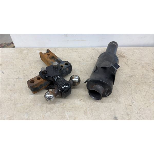 Dual Ball Receiver Hitch and Mountain Cam Exhaust for 2015 Arctic Cat XF8000 Snowmobile
