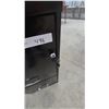 Image 3 : Black 3-Drawer Filing Cabinet with Keys. 27”×14”×18”