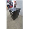Image 4 : Black 3-Drawer Filing Cabinet with Keys. 27”×14”×18”