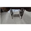 Image 5 : Antique eatons Treadle Sewing Machine and Cabinet with Drawers, Foot Pedal