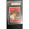 Image 2 : Graded Mickey Mantle New York Yankees Card