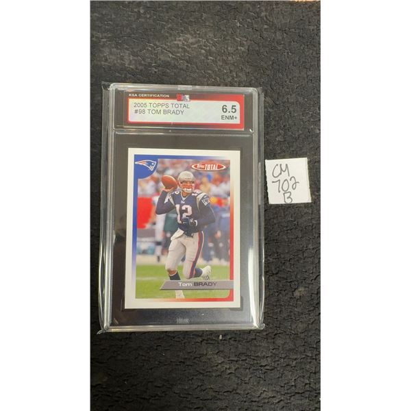 Graded Tom Brady New England Patriots Card