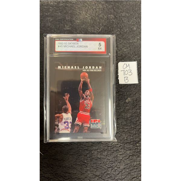 Graded Michael Jordan Chicago Bulls Card