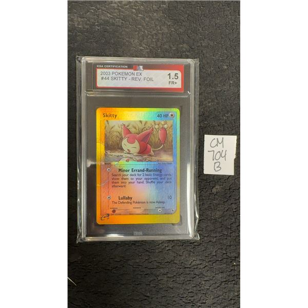 Graded Pokémon Skitty Reverse Holo