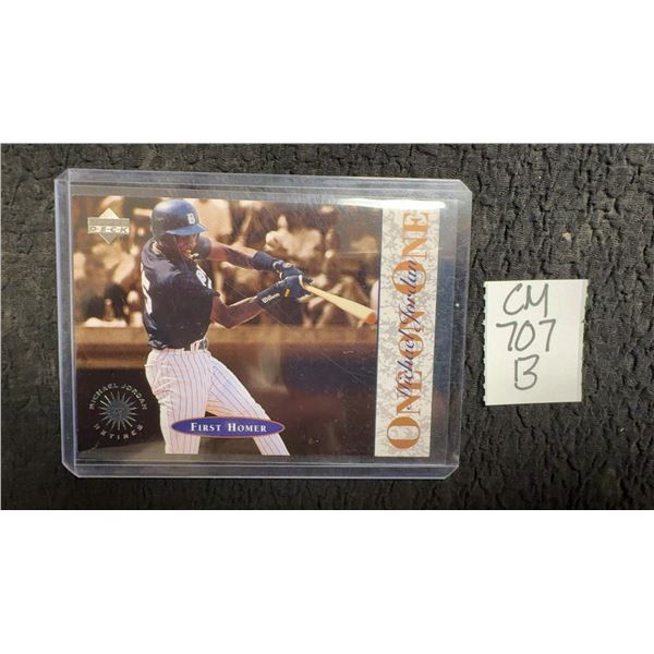 Michael Jordan Baseball Card