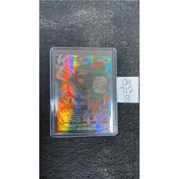 Pokémon Rillaboom Holo Card