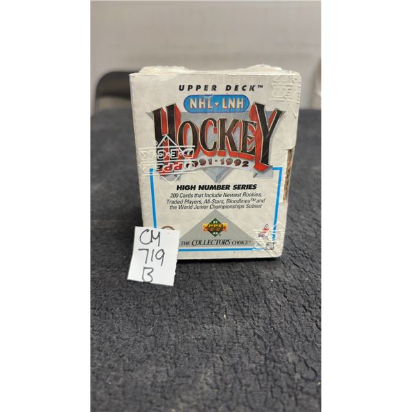 Sealed 1991-92 Upper Deck High Number Hockey Set