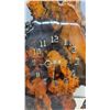 Image 5 : Handcrafted Burl Wood Slab Quartz Wall Clock with Epoxy Finish and Brass Pendulum, 27 × 30”