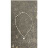 Image 5 : 925S 1.0ct Emerald Cut Moissanite La Diamond Halo Necklace, 16”-18” Long, with white Gold Overlay
