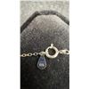 Image 7 : 925S 1.0ct Emerald Cut Moissanite La Diamond Halo Necklace, 16”-18” Long, with white Gold Overlay