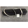 Image 1 : Platinum Plated 7.5mm Serpentine Necklace, 24” Long