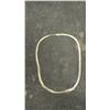 Image 2 : Platinum Plated 7.5mm Serpentine Necklace, 24” Long