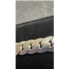 Image 3 : Platinum Plated 7.5mm Serpentine Necklace, 24” Long