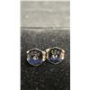 Image 6 : 925S 0.5ct Each Moissanite Lab Diamond Wave Halo Stud Earrings, with white Gold overlay, D, VVS1