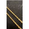 Image 6 : 18K Gold Plated 36.0mm Simulated Diamond Heart and Butterfly Necklace, 18” Long