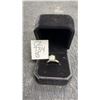 Image 1 : 925S 2.0ct Moissanite Lab Diamond Solitaire Ring, Resizeable, 925 Sterling Silver with White Gold