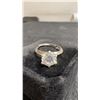 Image 2 : 925S 2.0ct Moissanite Lab Diamond Solitaire Ring, Resizeable, 925 Sterling Silver with White Gold