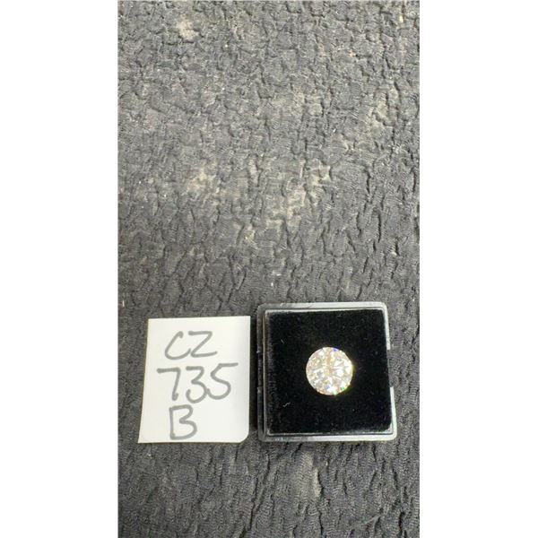 3.0 Carat Moissanite Lab Diamond, Round Brilliant Cut, GH, VVS1, GRA Report