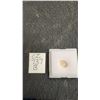 Image 1 : 2.6ct Natural White Fire Opal, Untreated, Oval Cabochon, 7.6mm x 10.7mm