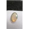Image 6 : 2.6ct Natural White Fire Opal, Untreated, Oval Cabochon, 7.6mm x 10.7mm