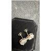 Image 6 : 925S 0.8ct Each Simulated Diamond Heart Halo Stud Earrings, 925 Sterling Silver with White Gold