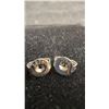 Image 7 : 925S 0.8ct Each Simulated Diamond Heart Halo Stud Earrings, 925 Sterling Silver with White Gold