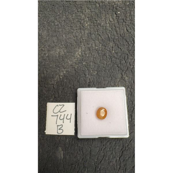 4.7 Carat Natural Untreated Imperial Topaz, Oval Cut, 7.9mm x 9.3mm