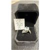 Image 1 : Platinum Plated 4.5 Carat Simulated Diamond Tri-Band Ring, Resizeable
