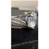 Image 4 : Platinum Plated 4.5 Carat Simulated Diamond Tri-Band Ring, Resizeable
