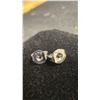 Image 7 : 925S 1.0Ct Each Lab-Created Blue Sapphire Halo Stud Earrings, White Gold Overlay