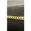 Image 2 : 14K Gold Plated 3.0mm Cuban Link Bracelet, 8 1/4” Long