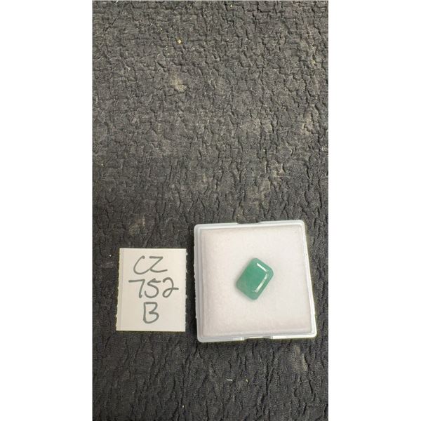 5.1 Carat Natural Untreated Emerald, Emerald Cut, 8.6mm x 12.1mm