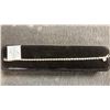 Image 1 : 925S 3.0mm Twisted Rope Bracelet with White Gold Overlay, 8 1/2” Long