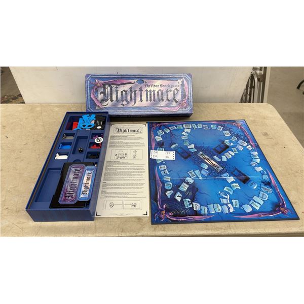 The Video Board-game Nightmare, Board Game, Box, Board, Instructions, Game Pieces
